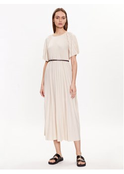 Fabiana Filippi Sukienka codzienna ABD273W184 Beżowy Loose Fit ze sklepu MODIVO w kategorii Sukienki - zdjęcie 156098853