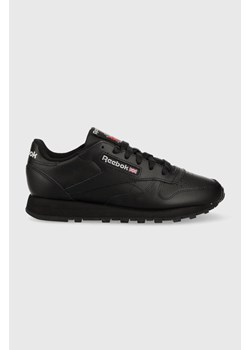 Reebok sneakersy skórzane CLASSIC LEATHER kolor czarny ze sklepu ANSWEAR.com w kategorii Buty sportowe damskie - zdjęcie 156099632
