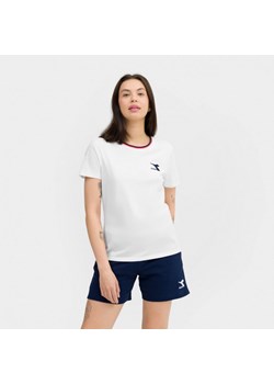 Damski t-shirt z nadrukiem Diadora T-shirt SS Tweener - biały ze sklepu Sportstylestory.com w kategorii Bluzki damskie - zdjęcie 156149701