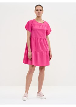 Sukienka damska różowa Nicki 601 ze sklepu Big Star w kategorii Sukienki - zdjęcie 156154384