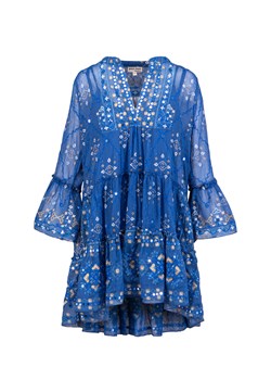 Sukienka Juliet Dunn Mosaic Flared Sleeve Dress ze sklepu S'portofino w kategorii Sukienki - zdjęcie 156157674