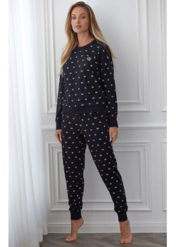 DKNY bawełniana piżama damska z długim rękawem i długimi nogawkami YI2922590, Kolor czarny-wzór, Rozmiar L, DKNY ze sklepu Primodo w kategorii Piżamy damskie - zdjęcie 156162762