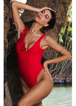 Obsessive jednoczęściowy czerwony kostium kąpielowy Cubalove, Kolor czerwony, Rozmiar S, Obsessive ze sklepu Intymna w kategorii Stroje kąpielowe - zdjęcie 156171980