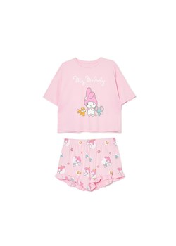 Cropp - Krótka piżama My Melody - różowy ze sklepu Cropp w kategorii Piżamy damskie - zdjęcie 156175550