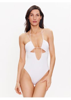 Calvin Klein Swimwear Strój kąpielowy KW0KW02028 Biały ze sklepu MODIVO w kategorii Stroje kąpielowe - zdjęcie 156200423