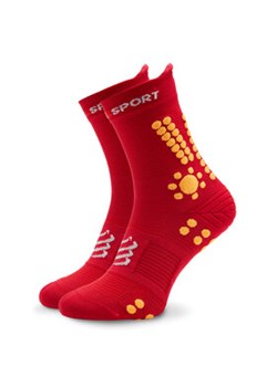 Compressport Skarpety wysokie unisex Pro Racing Socks v4.0 Trail XU00048B Czerwony ze sklepu MODIVO w kategorii Skarpetki damskie - zdjęcie 156216282