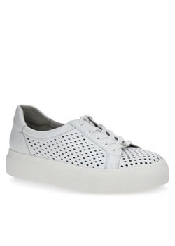 Caprice Sneakersy 9-23553-20 Biały ze sklepu MODIVO w kategorii Trampki damskie - zdjęcie 156225470