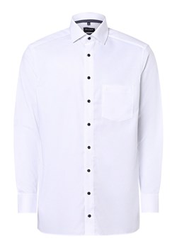 OLYMP Luxor modern Fit Koszula męska Mężczyźni Modern Fit Bawełna biały wypukły wzór tkaniny kołnierzyk kent ze sklepu vangraaf w kategorii Koszule męskie - zdjęcie 156227303