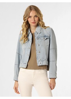 Drykorn Damska kurtka jeansowa Kobiety Bawełna bielony jednolity ze sklepu vangraaf w kategorii Kurtki damskie - zdjęcie 156235834