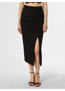 EDITED Spódnica damska Kobiety Sztuczne włókno czarny jednolity ze sklepu vangraaf w kategorii Spódnice - zdjęcie 156235922