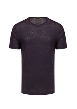 T-Shirt lniany Boss Tiburt ze sklepu S'portofino w kategorii T-shirty męskie - zdjęcie 156239554