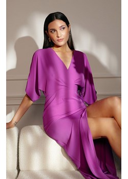 Sukienka maxi w kolorze lawendowym K163, Kolor lawendowy, Rozmiar L, makover ze sklepu Primodo w kategorii Sukienki - zdjęcie 156243002