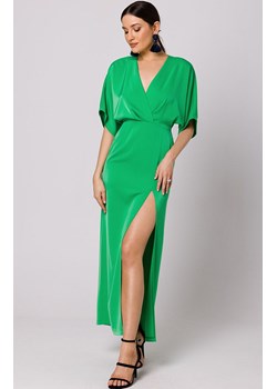 Sukienka maxi w kolorze zielonym K163, Kolor zielony, Rozmiar L, makover ze sklepu Primodo w kategorii Sukienki - zdjęcie 156243011