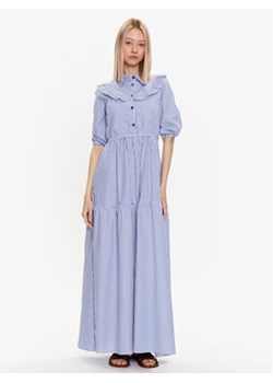 Silvian Heach Sukienka koszulowa GPP23152VE Niebieski Regular Fit ze sklepu MODIVO w kategorii Sukienki - zdjęcie 156245262