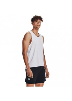 Męski top do biegania Under Armour UA Iso-Chill Laser Singlet - biały ze sklepu Sportstylestory.com w kategorii T-shirty męskie - zdjęcie 156250192