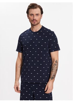Lacoste T-Shirt TH4061 Granatowy Regular Fit ze sklepu MODIVO w kategorii T-shirty męskie - zdjęcie 156257781
