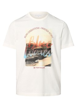 Tom Tailor T-shirt męski Mężczyźni Bawełna écru nadruk ze sklepu vangraaf w kategorii T-shirty męskie - zdjęcie 156258572