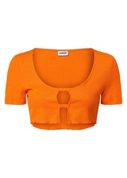 Noisy May T-shirt damski Kobiety Sztuczne włókno pomarańczowy jednolity ze sklepu vangraaf w kategorii Bluzki damskie - zdjęcie 156258650