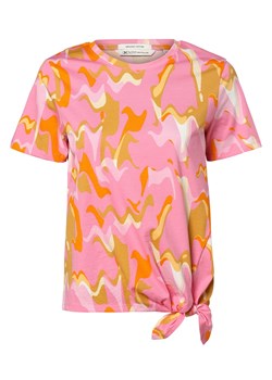 Tom Tailor Denim T-shirt damski Kobiety Bawełna wyrazisty róż wzorzysty ze sklepu vangraaf w kategorii Bluzki damskie - zdjęcie 156258674