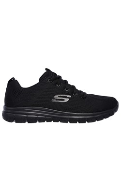 Buty Skechers Graceful Get Connected 12615BBK - czarne ze sklepu streetstyle24.pl w kategorii Buty sportowe damskie - zdjęcie 156263913