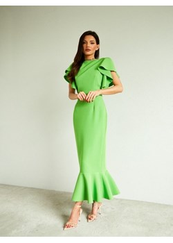 Sukienka Carmella Zielona ze sklepu Lisa Mayo w kategorii Sukienki - zdjęcie 156278634