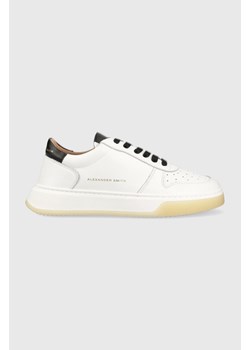 Alexander Smith sneakersy skórzane Harrow kolor biały ASAWT2U91WBK ze sklepu ANSWEAR.com w kategorii Buty sportowe męskie - zdjęcie 156289803