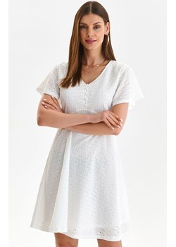 Top Secret sukienka damska ażurowa w kolorze białym SSU4294, Kolor biały, Rozmiar 34, Top Secret ze sklepu Primodo w kategorii Sukienki - zdjęcie 156296130