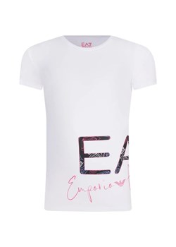 EA7 T-shirt | Regular Fit ze sklepu Gomez Fashion Store w kategorii Bluzki dziewczęce - zdjęcie 156312254