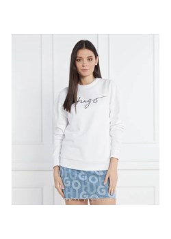 HUGO Bluza Easy Crew_1 | Regular Fit ze sklepu Gomez Fashion Store w kategorii Bluzy damskie - zdjęcie 156346124