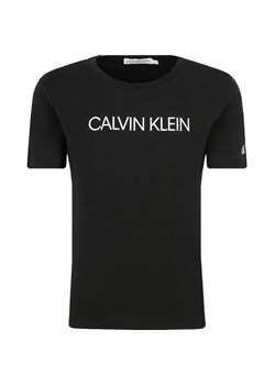 CALVIN KLEIN JEANS T-shirt INSTITUTIONAL | Regular Fit ze sklepu Gomez Fashion Store w kategorii T-shirty chłopięce - zdjęcie 156667173
