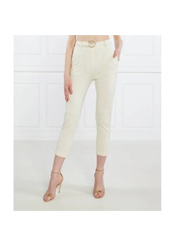 Pinko Spodnie z paskiem POTENZA | Cropped Fit ze sklepu Gomez Fashion Store w kategorii Spodnie damskie - zdjęcie 156684050