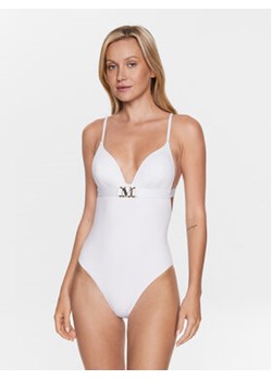 Max Mara Beachwear Strój kąpielowy Cecila 2338310138 Biały ze sklepu MODIVO w kategorii Stroje kąpielowe - zdjęcie 156685271