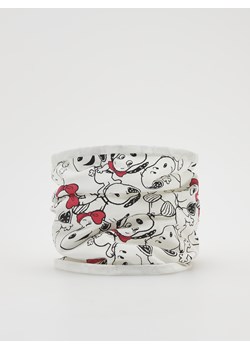 Reserved - Komin z nadrukiem Snoopy - biały ze sklepu Reserved w kategorii Szaliki dziecięce - zdjęcie 156715654