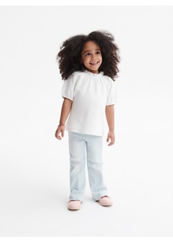 Reserved - Bluzka z falbanką - złamana biel ze sklepu Reserved w kategorii Koszulki niemowlęce - zdjęcie 156723200