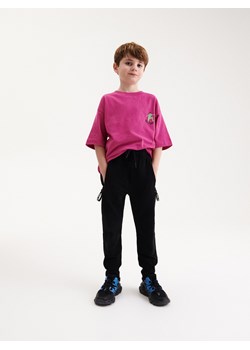 Reserved - Dresowe spodnie jogger - czarny ze sklepu Reserved w kategorii Spodnie chłopięce - zdjęcie 156723340