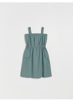 Reserved - Sukienka na ramiączkach - morski ze sklepu Reserved w kategorii Sukienki dziewczęce - zdjęcie 156725594