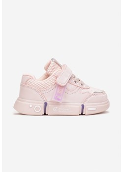 Różowe Buty Sportowe na Rzepę Jadyn ze sklepu born2be.pl w kategorii Buty sportowe dziecięce - zdjęcie 156759771