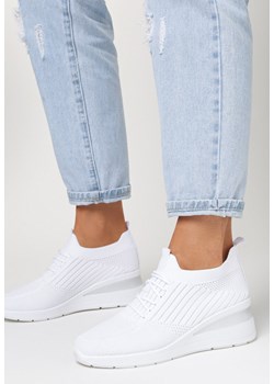Białe Sneakersy Maeraste ze sklepu born2be.pl w kategorii Buty sportowe damskie - zdjęcie 156795871