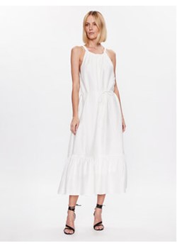 Bruuns Bazaar Sukienka letnia Cyclamen Cate BBW3297 Biały Regular Fit ze sklepu MODIVO w kategorii Sukienki - zdjęcie 156836383