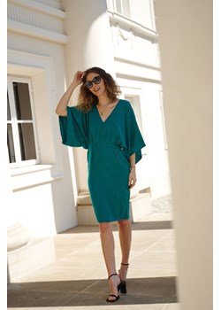 Sukienka kimonowa Emerald Beauty, XS ze sklepu NAOKO w kategorii Sukienki - zdjęcie 156836670