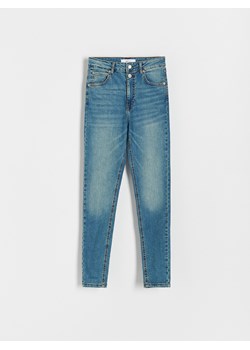 Reserved - Jeansy slim - indigo jeans ze sklepu Reserved w kategorii Jeansy damskie - zdjęcie 156837761