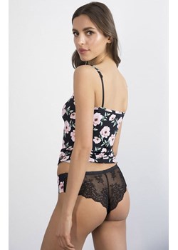 Hibiscus koszulka, Kolor czarny-wzór, Rozmiar S, Julimex ze sklepu Primodo w kategorii Podkoszulki i halki - zdjęcie 156842372