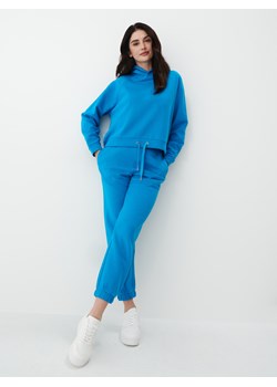 Mohito - Niebieskie spodnie dresowe - Turkusowy ze sklepu Mohito w kategorii Spodnie damskie - zdjęcie 156847673