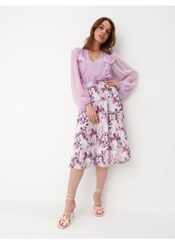 Mohito - Szyfonowa spódnica midi w kwiatowy wzór - Różowy ze sklepu Mohito w kategorii Spódnice - zdjęcie 156848830