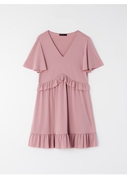 Mohito - Sukienka mini z krótkim rękawem - Różowy ze sklepu Mohito w kategorii Sukienki - zdjęcie 156851600