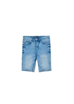 Cropp - Niebieskie szorty jeansowe - niebieski ze sklepu Cropp w kategorii Spodenki męskie - zdjęcie 156856321