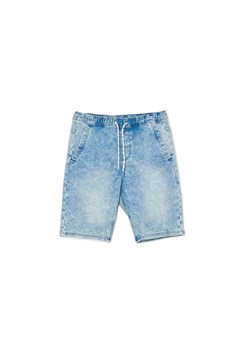 Cropp - Szorty jeansowe z efektem acid wash - niebieski ze sklepu Cropp w kategorii Spodenki męskie - zdjęcie 156856330