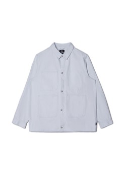 Cropp - Gładka koszula wierzchnia - niebieski ze sklepu Cropp w kategorii Koszule męskie - zdjęcie 156856474