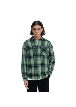Cropp - Zielona koszula w kratę - Khaki ze sklepu Cropp w kategorii Koszule męskie - zdjęcie 156856490