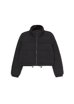 Cropp - Krótka czarna kurtka puffer - czarny ze sklepu Cropp w kategorii Kurtki damskie - zdjęcie 156857122